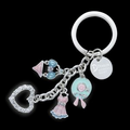 Fashion Charm Key Holder - Heart/ Clothing/ Hat